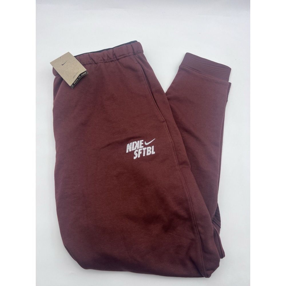Nike Womens DC7251-273 Dri-Fit Flux Softball Joggers Brown- XL